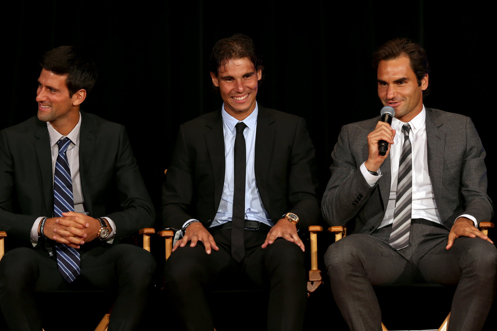 Federer, Nadal e Djokovic tem um grupo no WhatsApp