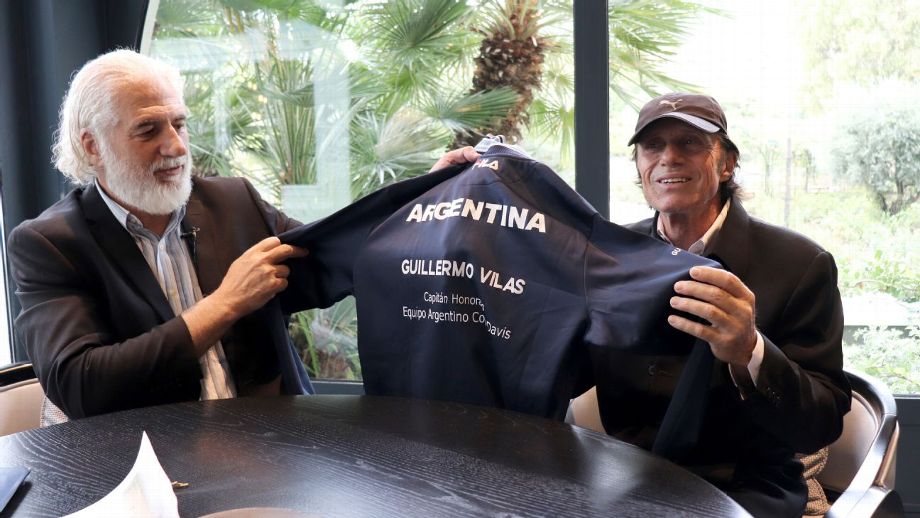 Guillermo Vilas recebe homenagem na Argentina