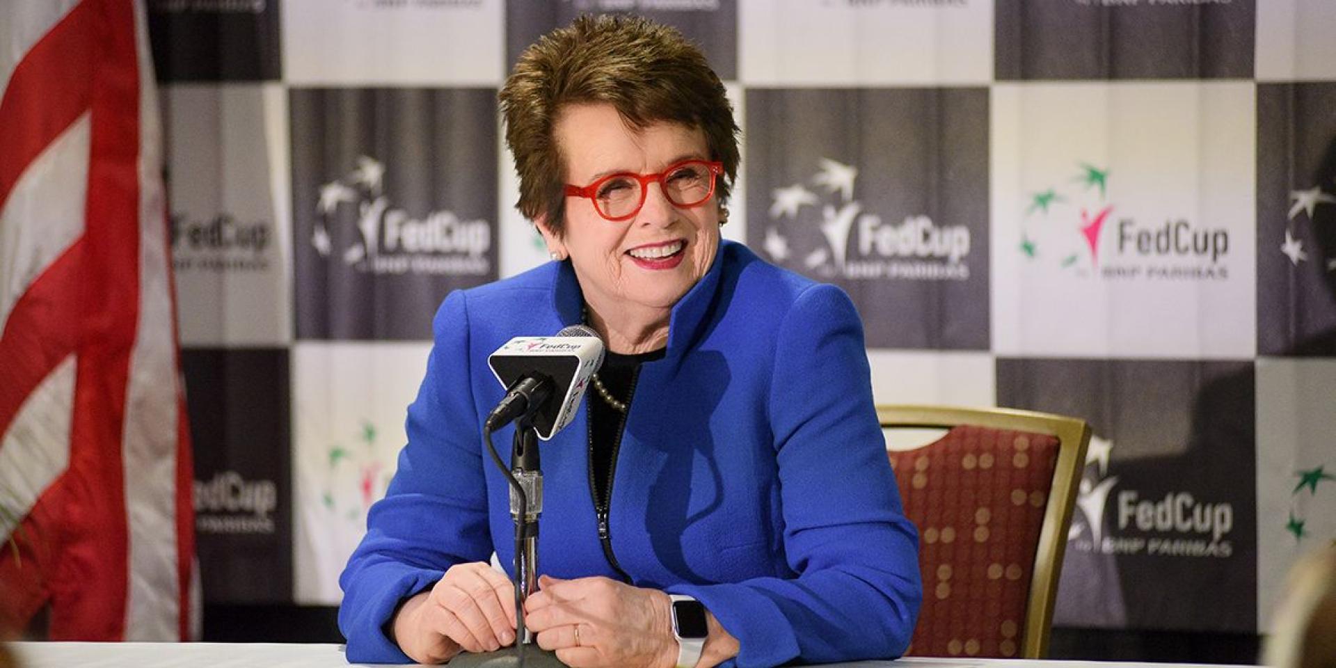 Fed Cup terá o nome de Billie Jean King